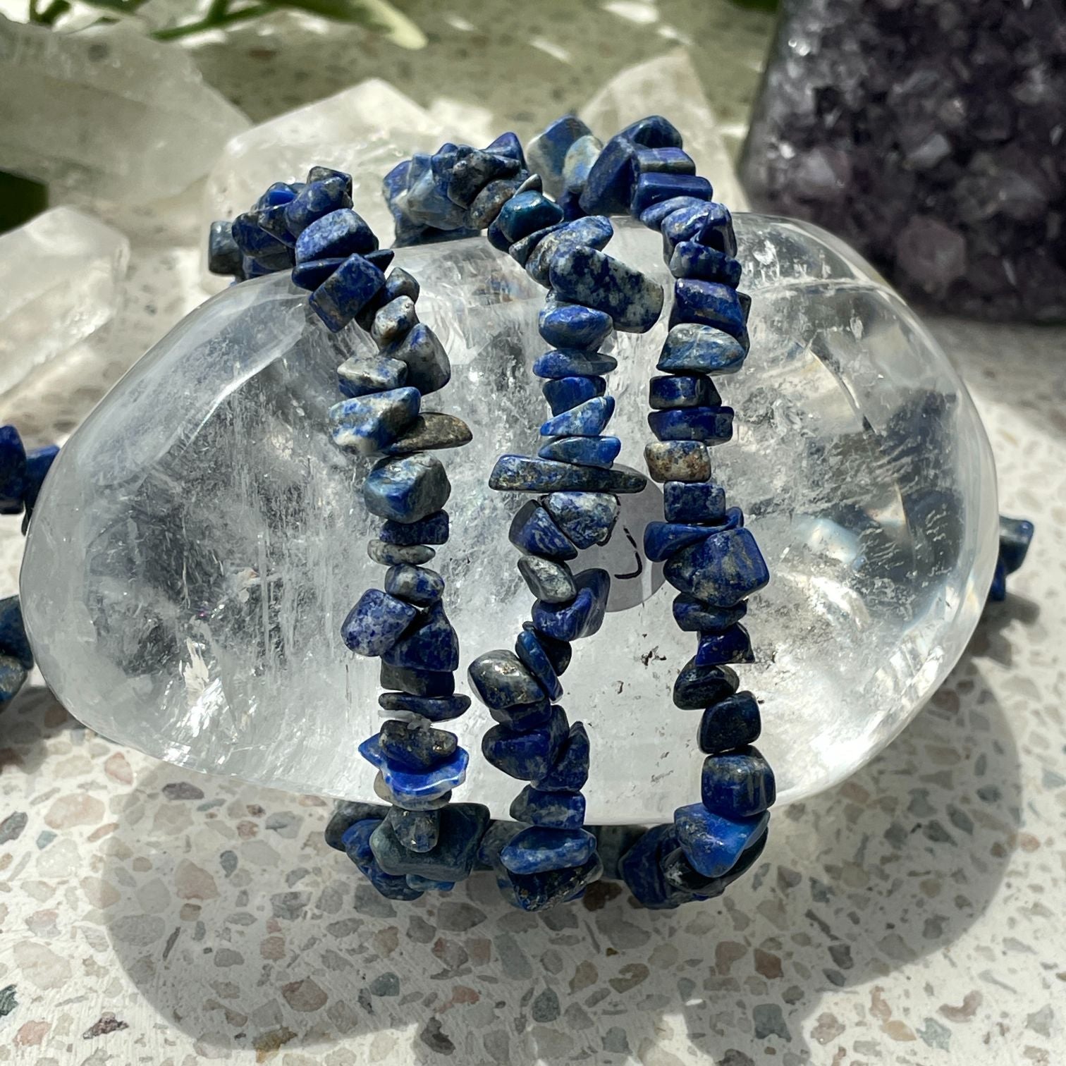 Lapis Lazuli Chip Bracelet Lapis Lazuli Chip Bracelet